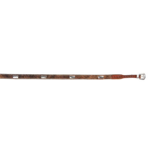 Mustang Ridge MRH113 Roan Hair Cowhide Hatband