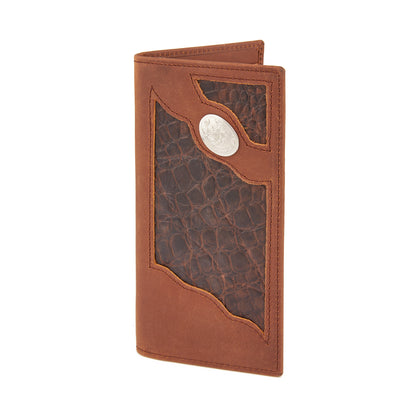 Mustang Ridge MRW148 Rodeo Wallet - Tan Gator