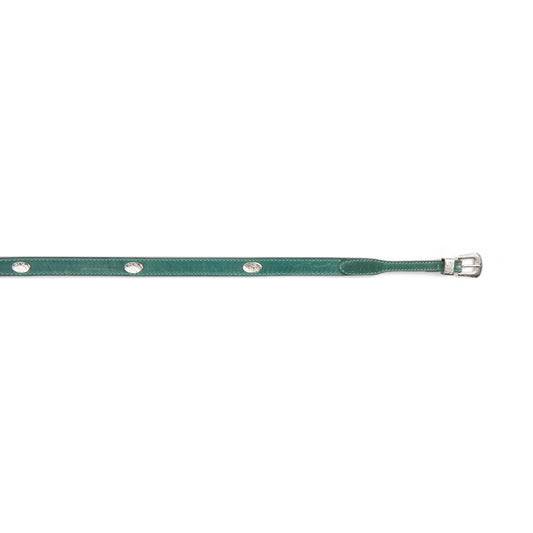 Mustang Ridge MRH156 Red Leather Concho Hatband