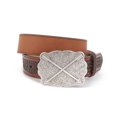 Mustang Ridge MRK158 Crazy Horse Cross Tooled Kids Belt