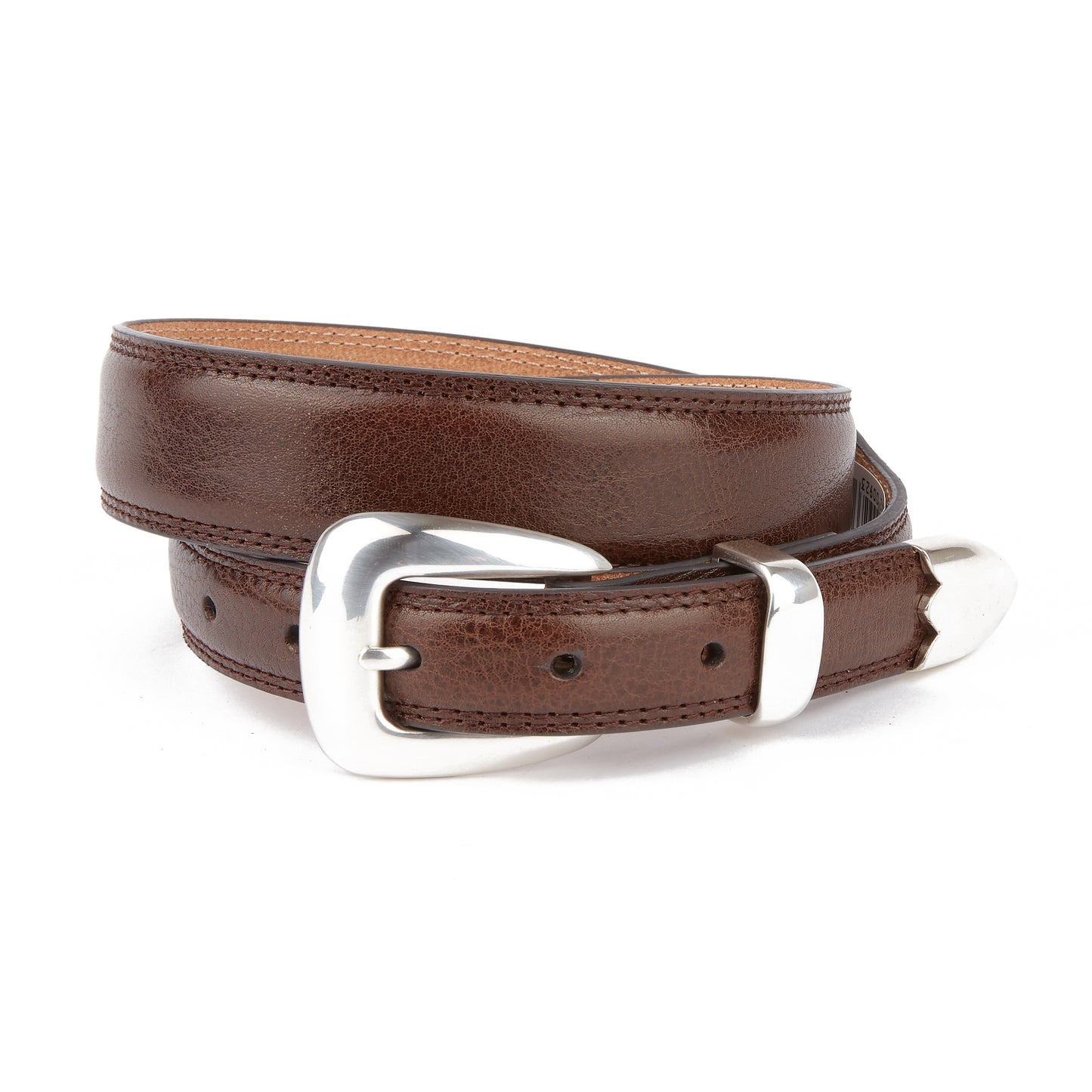 Mustang Ridge MR2152 Brown Glazed Leather Taper Belt