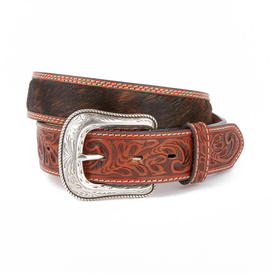 Mustang Ridge MR2203 Floral Tooled Leather Belt