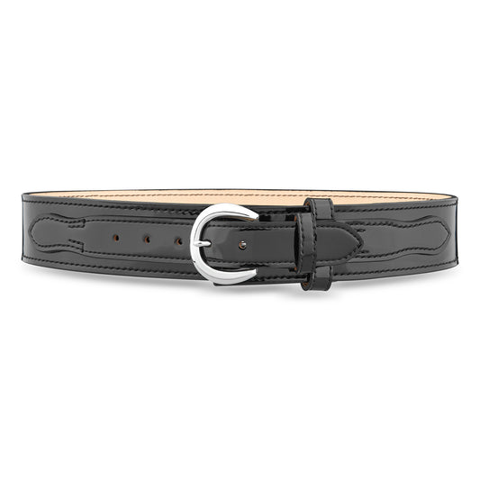 2-1/4" High-Gloss Leather Border Patrol Belt
