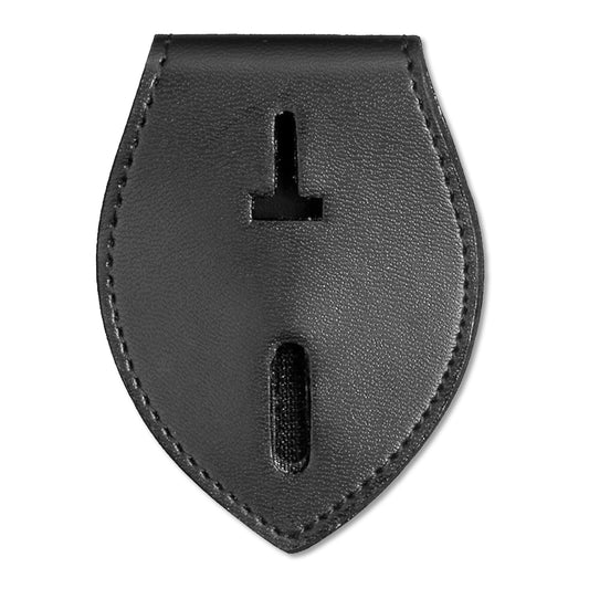 Leather Tear Drop Badge Holder - Large Holes