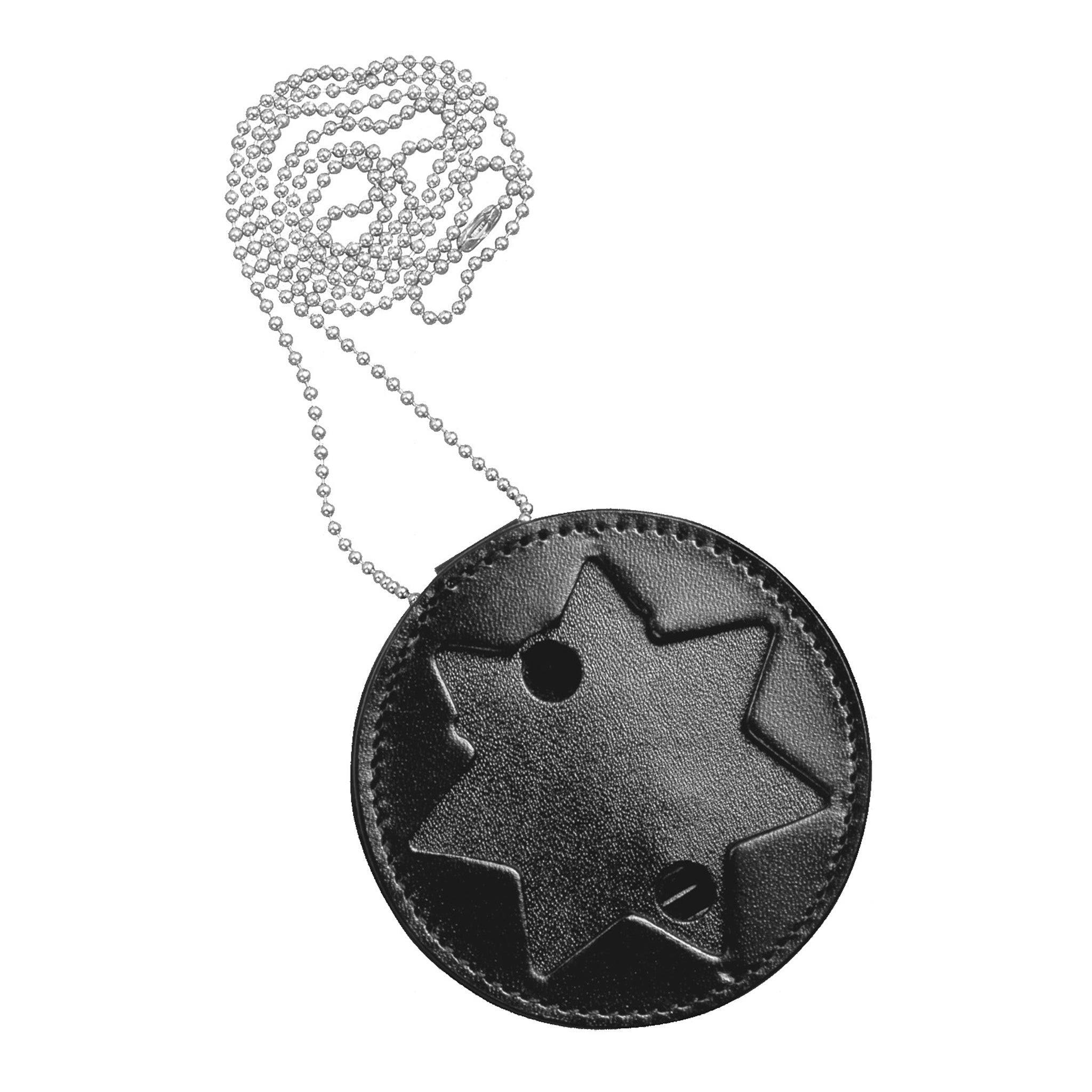 Leather 7 Point Star Neck Badge Holder | 6335 | Dutyman® – Dutyman®, Inc.