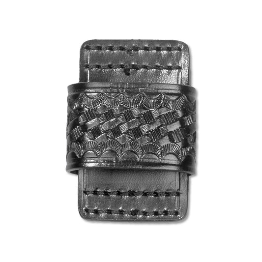 Basketweave Leather Clip on Cell Phone Holder